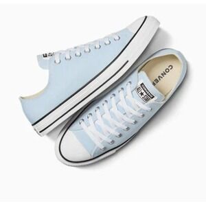 Converse‎ All Star Sz 7 Baby Blue Supermoon Lace Up Low Top Casual Sneakers